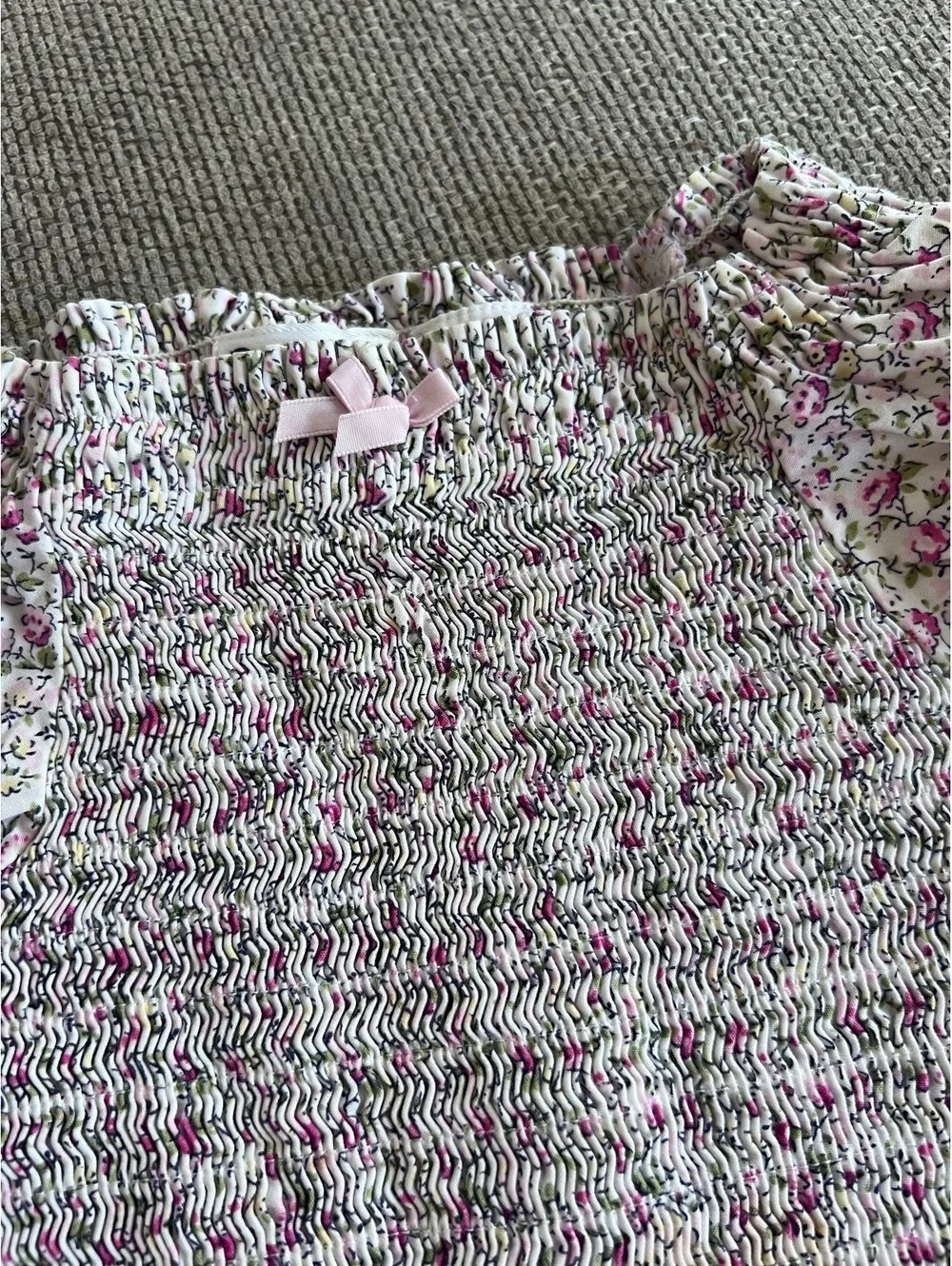 Vintage Oshkosh Cotton Scrunched Top